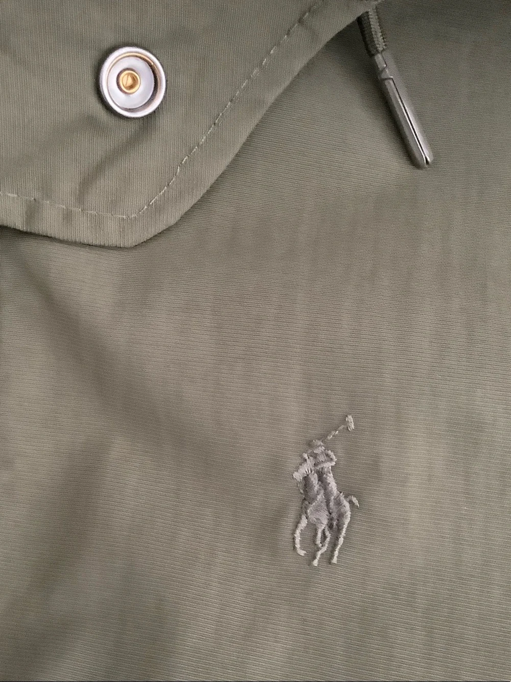 Polo by Ralph Lauren Olive Green Hooded Rain Jacket